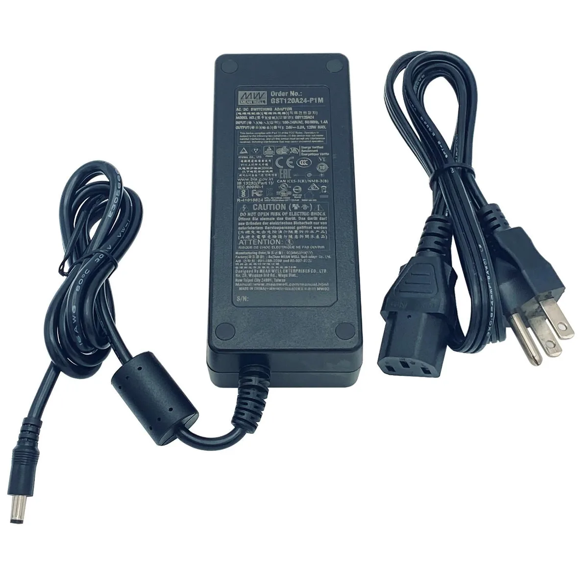 Mean Well Mean Well GST120A24 24V 5A 120W power adapter — product photo