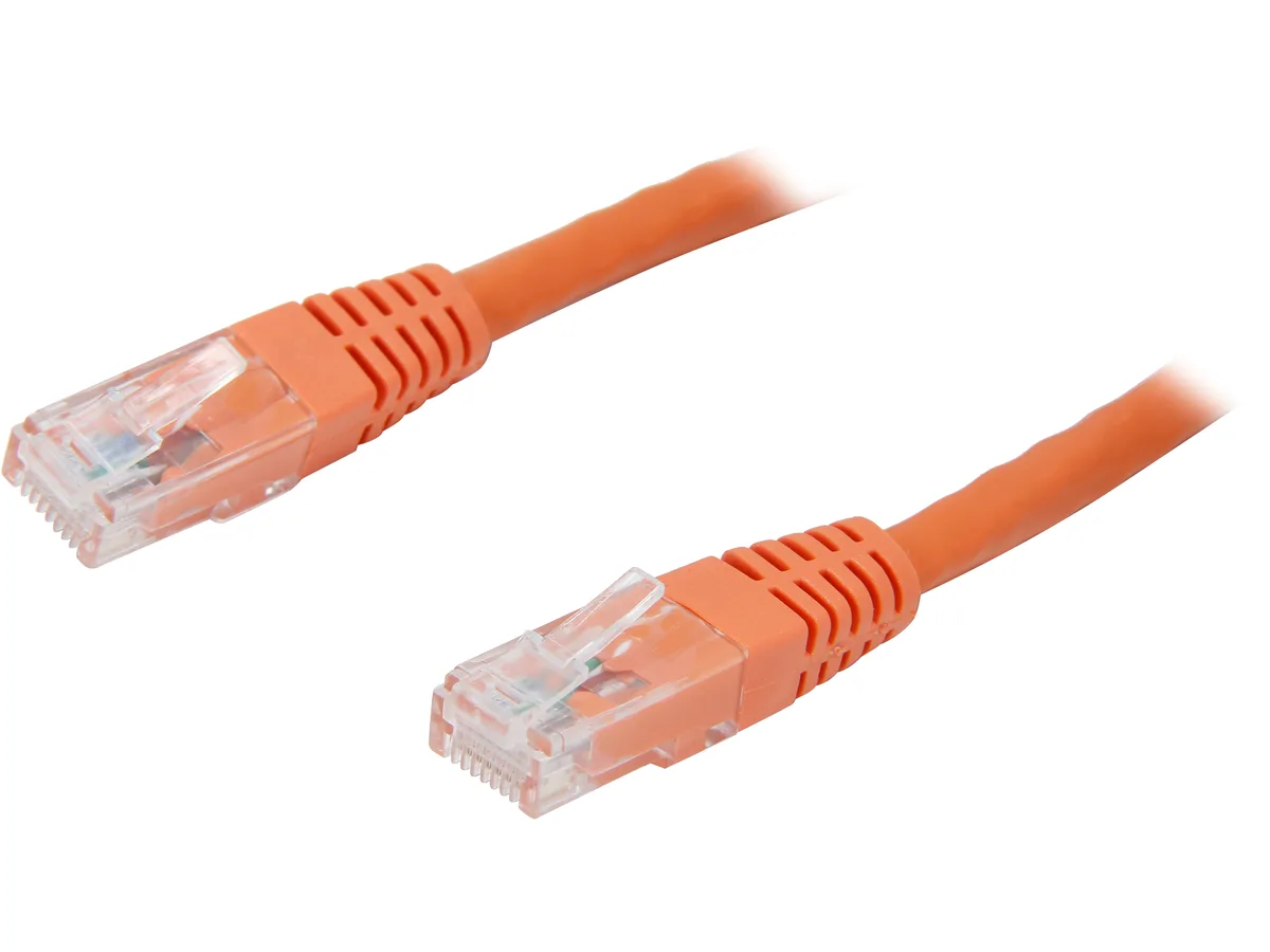 STARTECH STARTECH C6PATCH6OR Cat6 RJ45 RJ45 6 ft Orange network ethernet cable — product photo