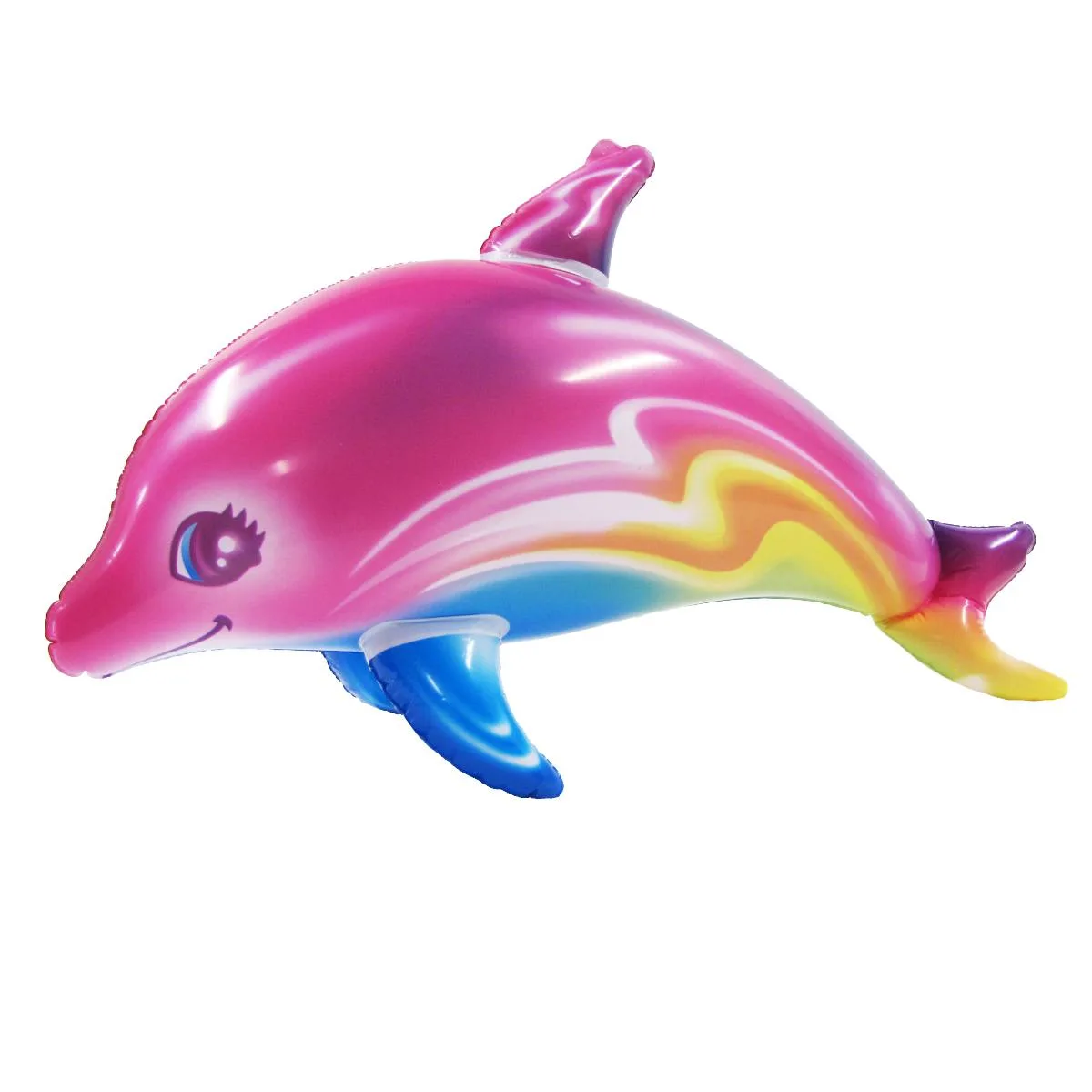 TreasureGurus, LLC TreasureGurus, LLC 33" Inflatable Rainbow Dolphin Outdoor Toy — product photo