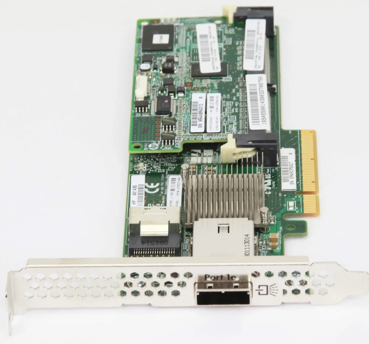 Green circuit board RAID controller card full height bracket