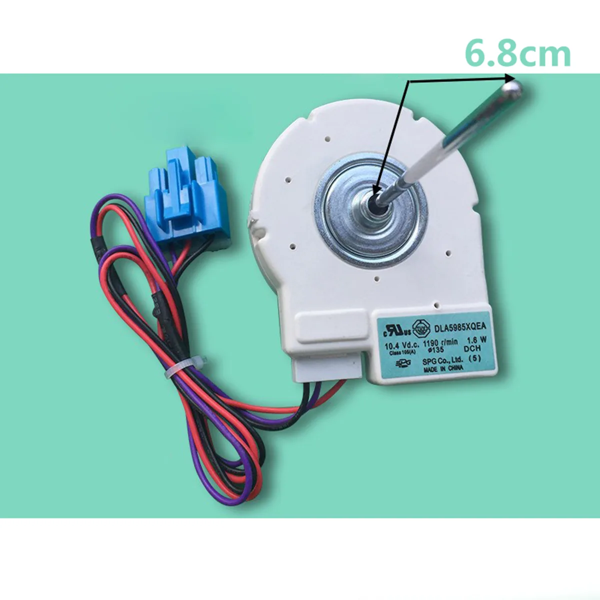 Zyvpee Zyvpee DLA5985XQEA 10.4V 1.6W CPU Cooler Fan — product photo
