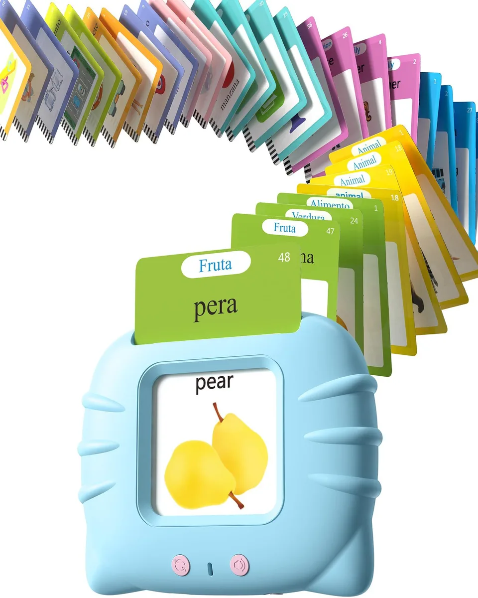 BrightMinds Bilingual Talking Flash Cards 510 Words Electronics for Kids — product photo