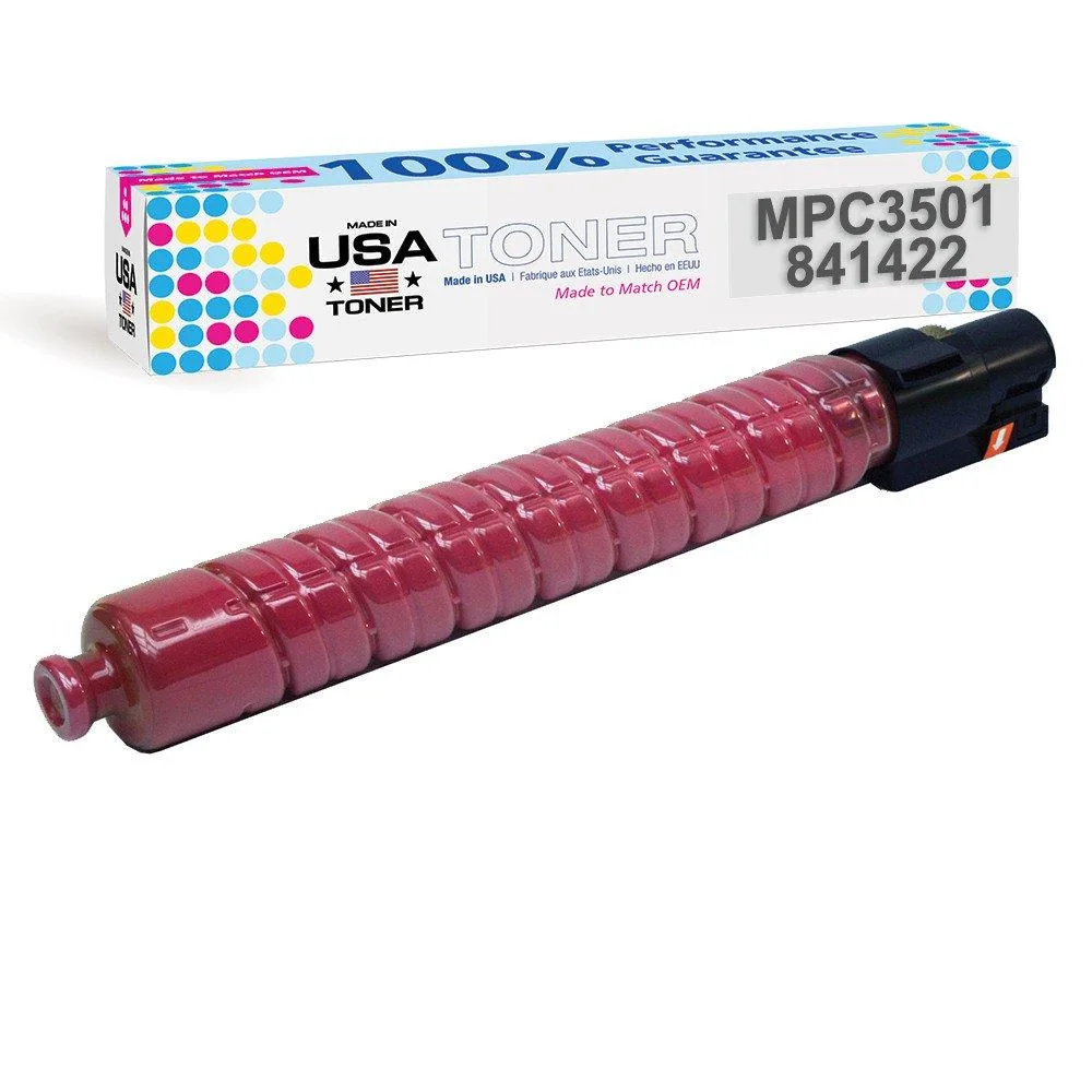 MADE IN USA TONER MADE IN USA TONER Compatible Ricoh MPC3001 MP C3501 841422 Magenta Toner Cartridge — product photo