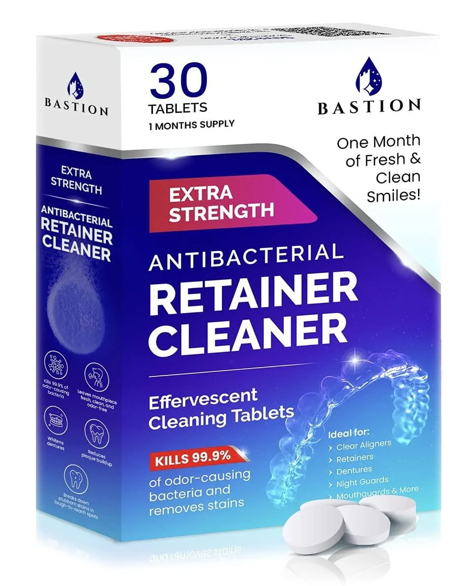 Box of 30 effervescent retainer cleaning tablets