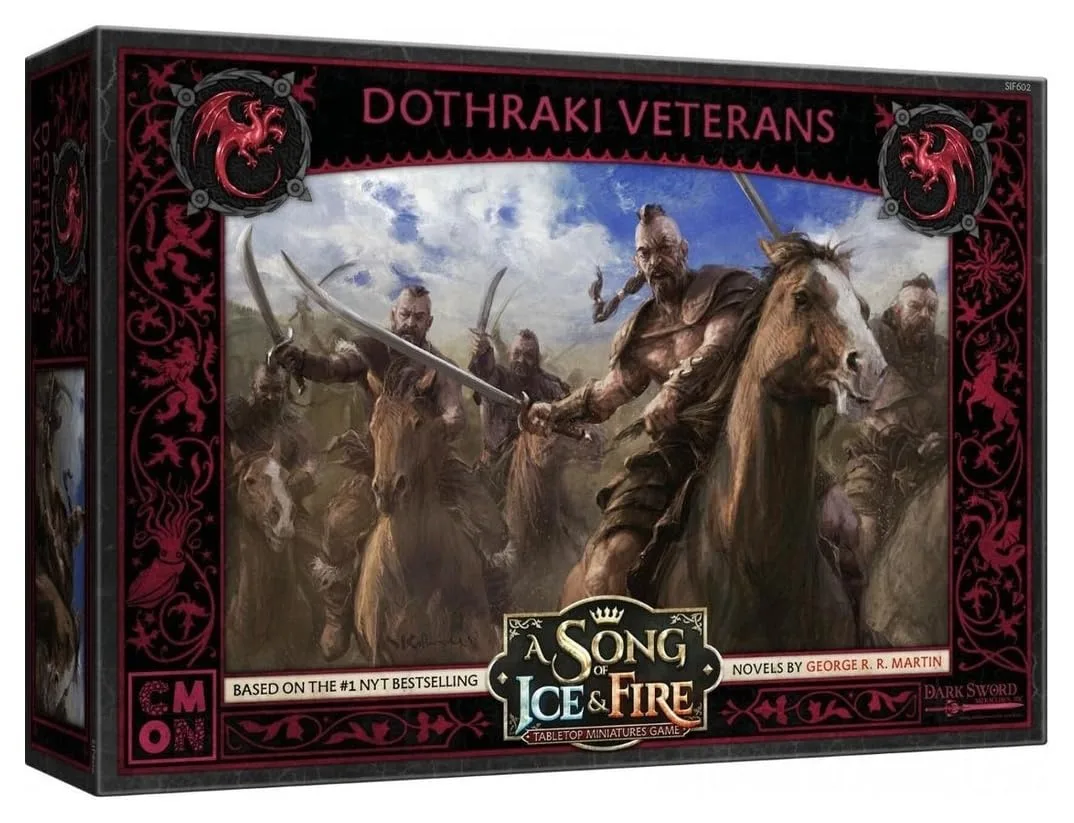 CMON CMON A Song of Ice and Fire Dothraki Veterans Unit Box game — product photo