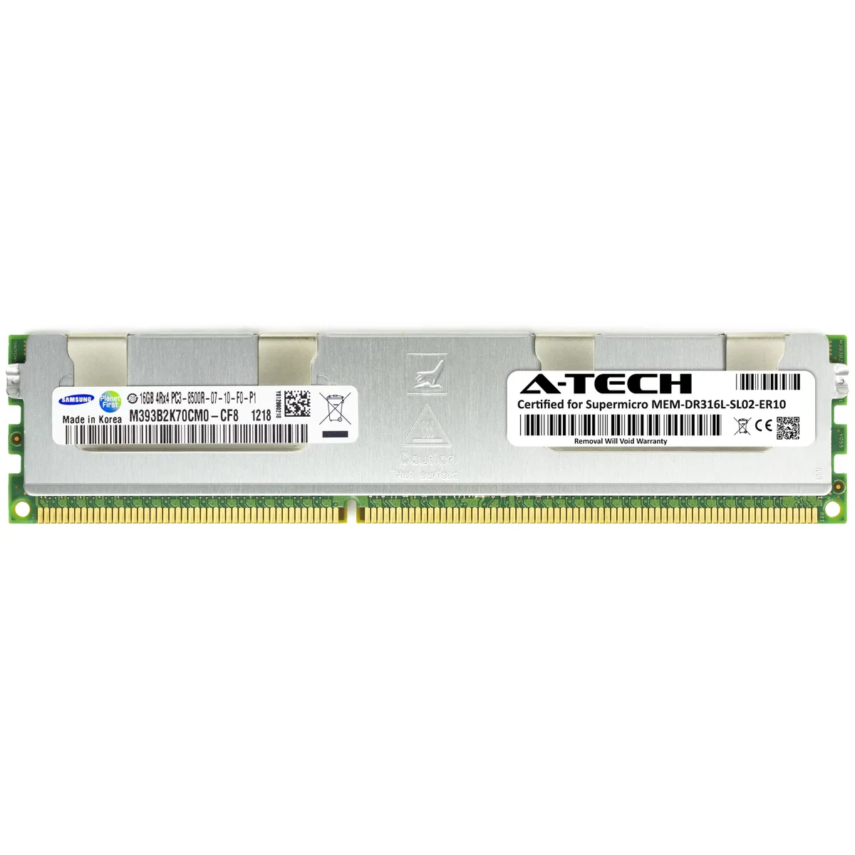 A-Tech A-Tech 16GB DDR3 1066MHz ECC Registered RDIMM 240-Pin Server Memory — product photo