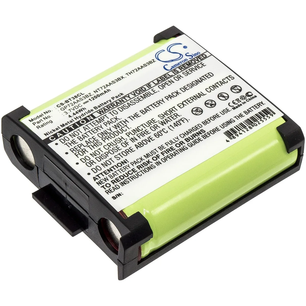 Cameron &amp; Co Cameron &amp; Co DS-CS-BT38CL Ni-MH 3.6V 1200mAh Green telephone accessory — product photo