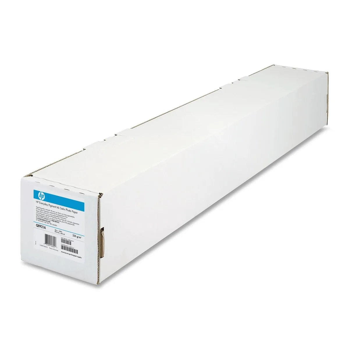 White satin photo paper roll 36 inches wide 100 feet long
