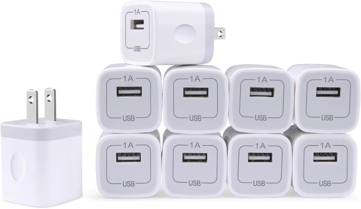 ONITOON ONITOON USB Wall Charger 5V 1A 10-Pack — product photo