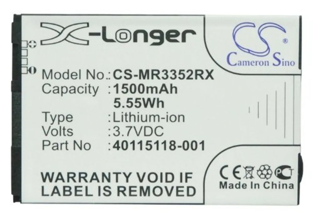  Cameron Sino 1500mAh battery for Verizon Jetpack MiFi 3352 4510 4510L 4620LE — product photo
