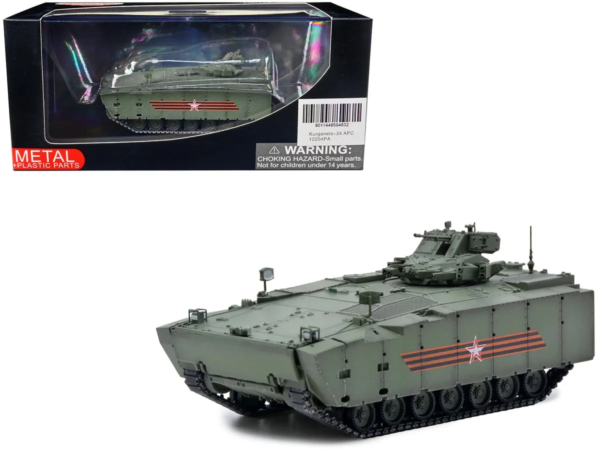 Panzerkampf Panzerkampf Kurganets-25 Object 693 1/72 Diecast APC Moscow Victory Day Parade — product photo