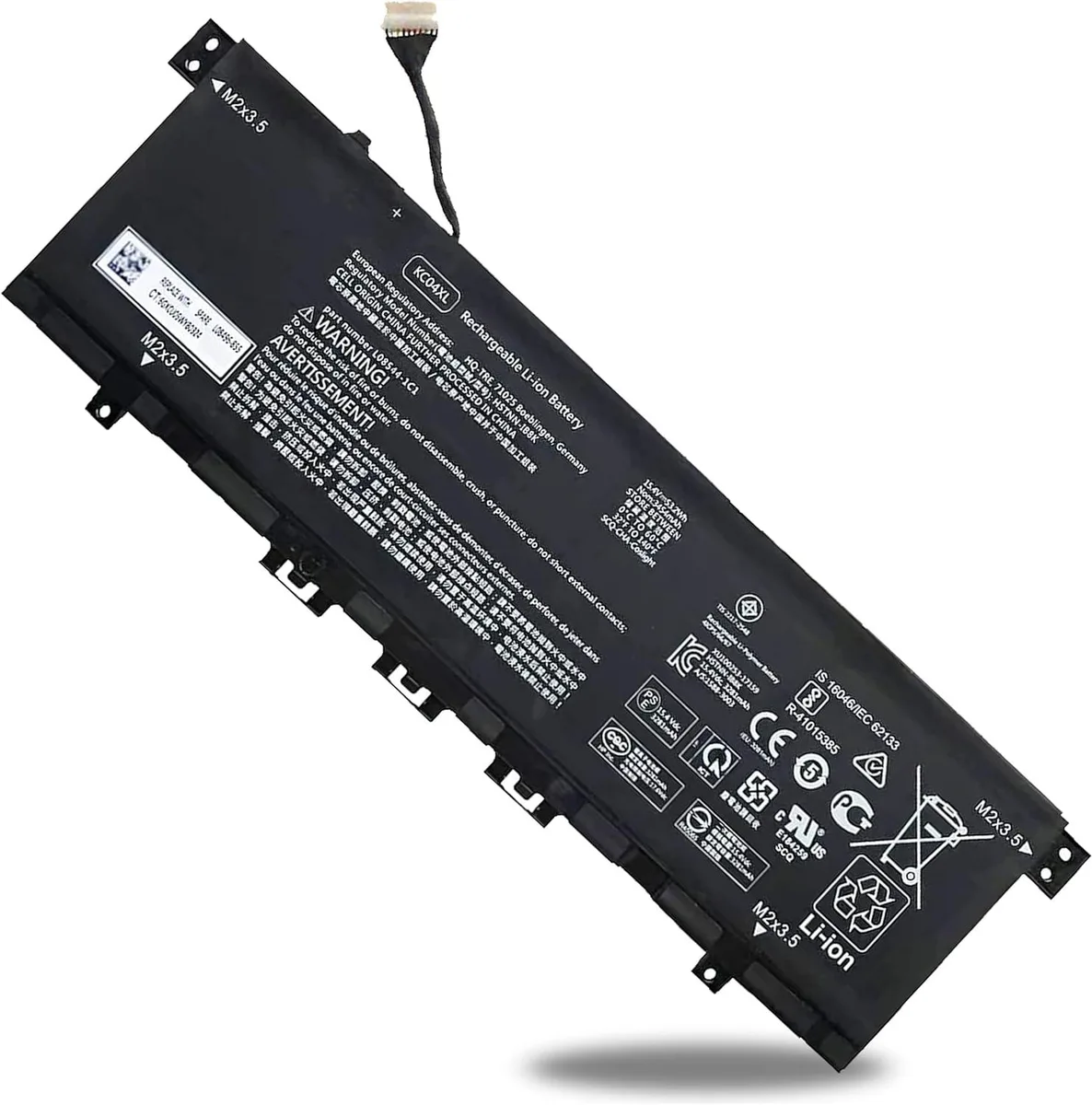 NShi NShi HSTNN-DB8P 15.4V 53.2Wh laptop battery — product photo