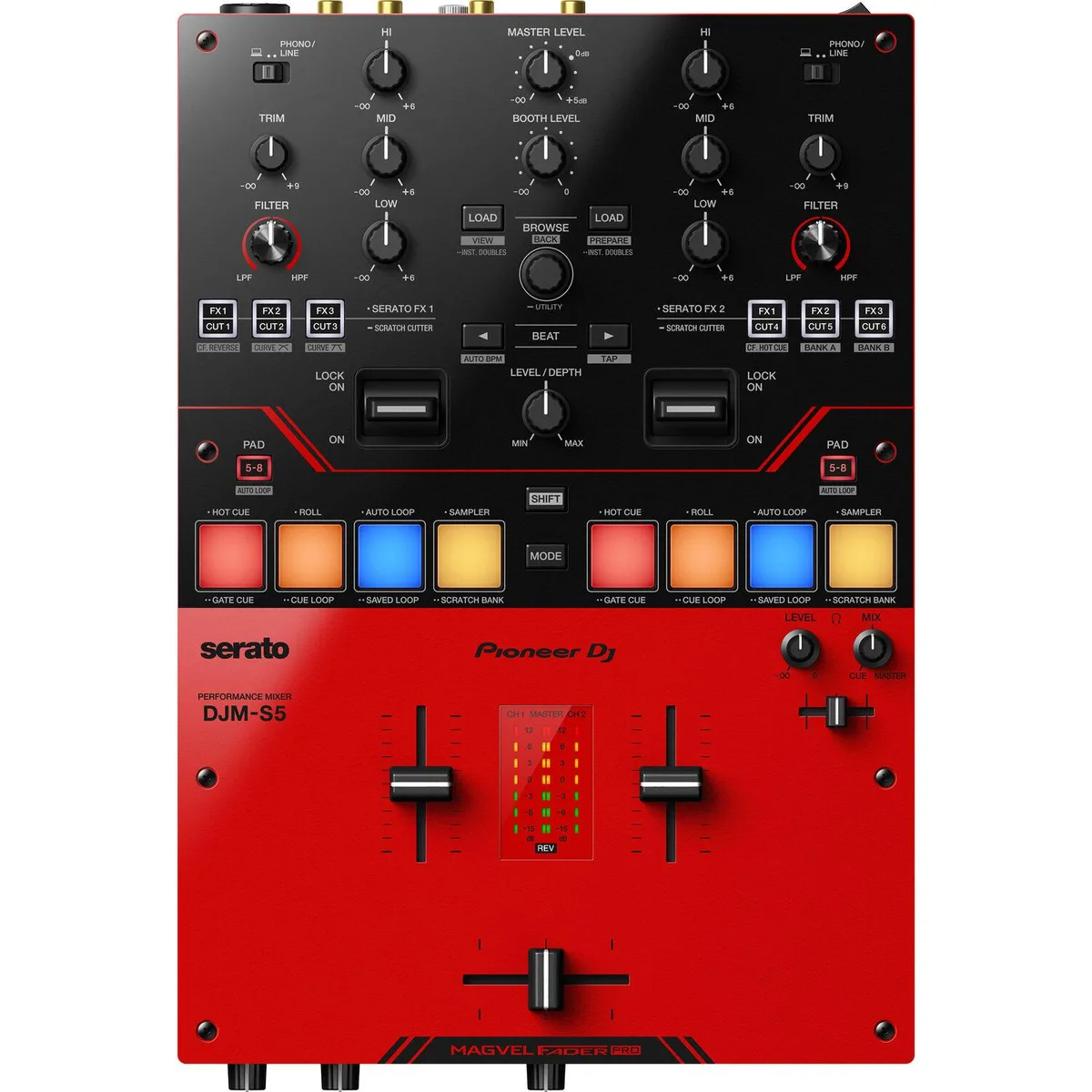 Pioneer Pioneer DJ DJM-S5 2-channel Serato DJ mixer 57 effects — product photo