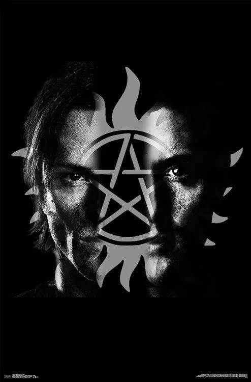 Supernatural Split Poster Print 22 x 34 inches on premium heavy stock paper