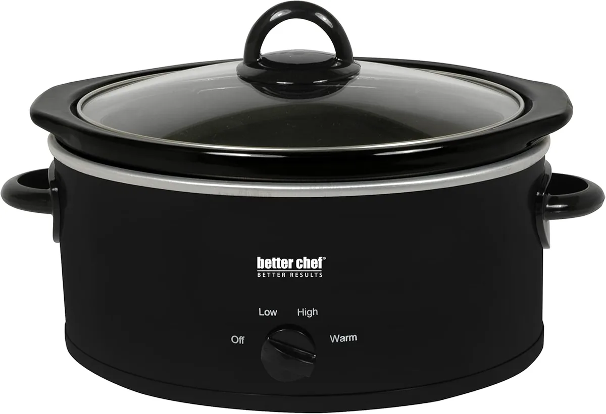 Better Chef Better Chef IM-463B 3-Quart Oval Slow Cooker Black — product photo