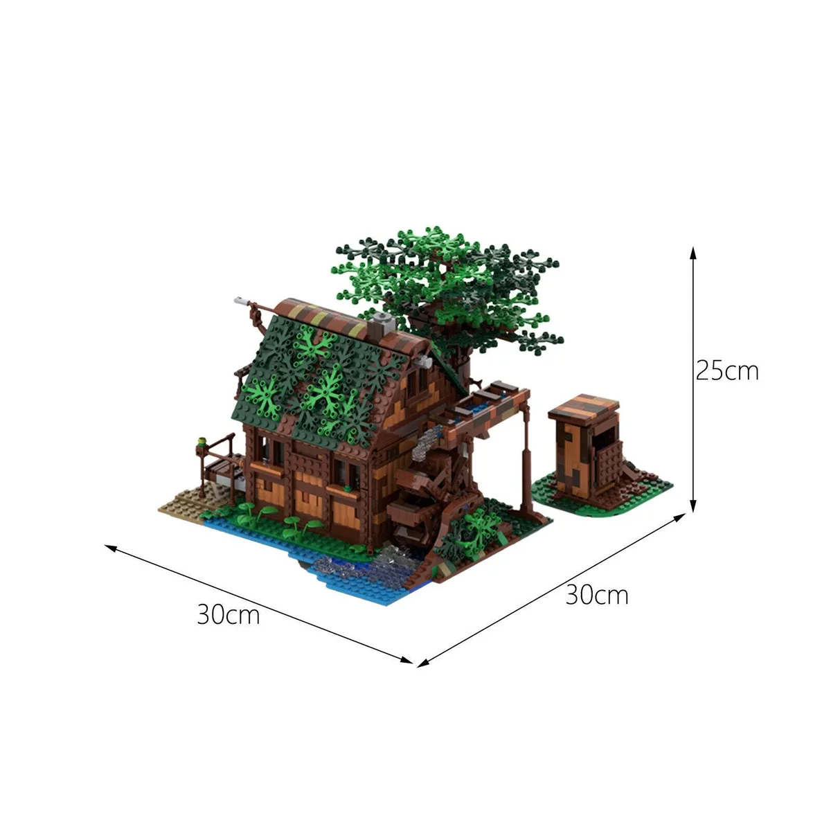 ZITIANYOUBUILD ZITIANYOUBUILD C7379 Watermill Building Set 1431 Parts — product photo