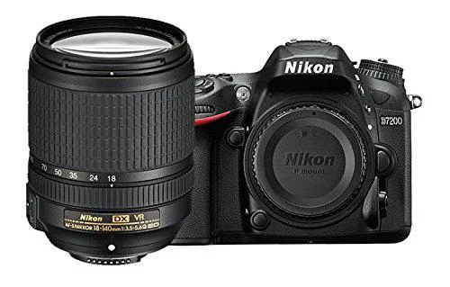 Nikon Inc Nikon D7200 DSLR 18-140mm VR Lens Black — product photo