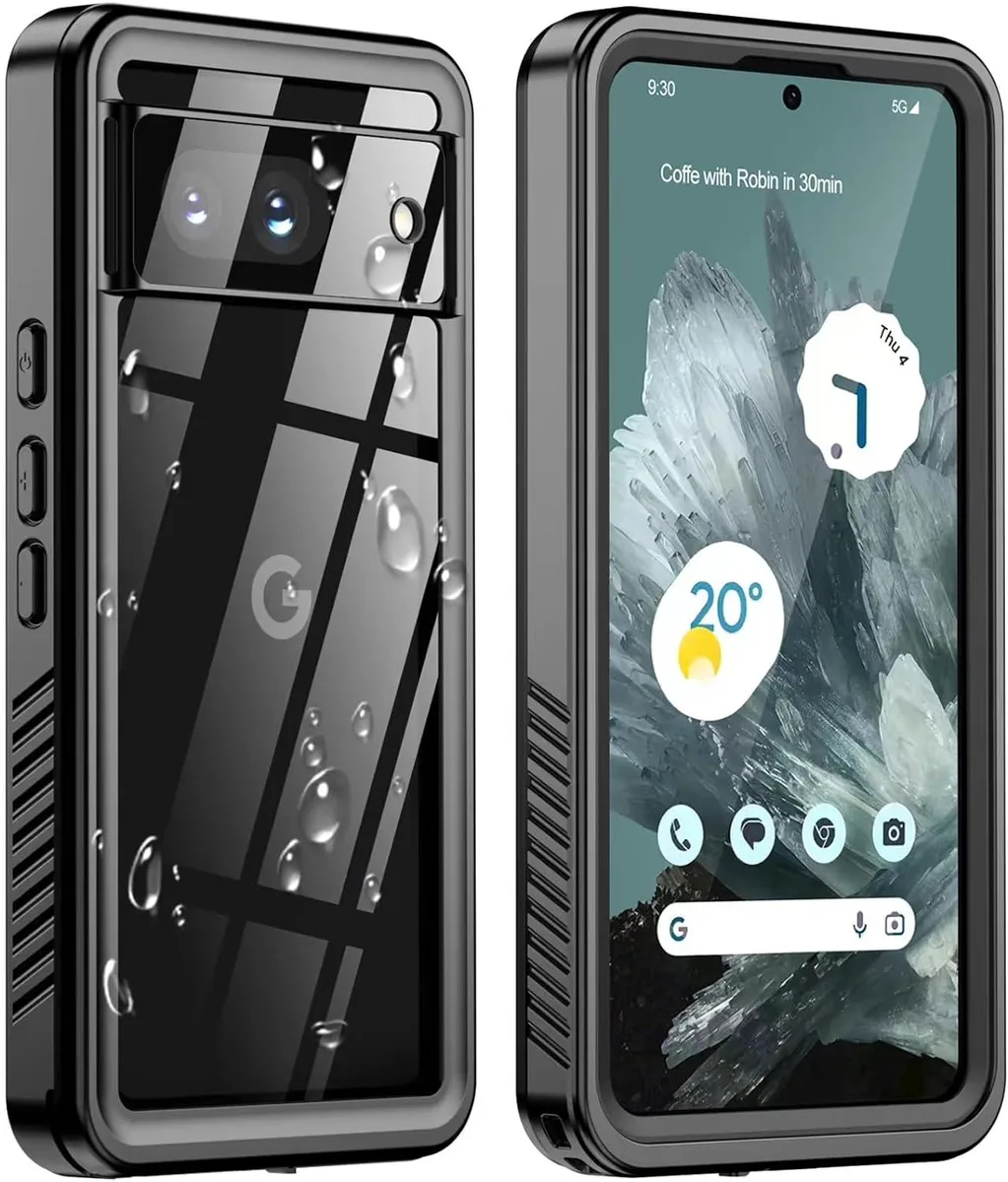 BONAEVER BONAEVER Pixel 8 IP68 Waterproof Phone Case Black — product photo