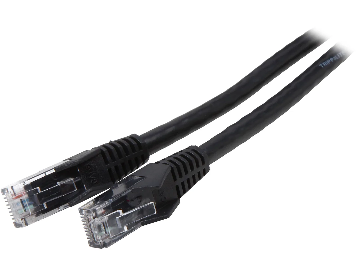 Tripp Lite Tripp Lite N201-010-BK Cat6 network ethernet cable 10 ft black — product photo