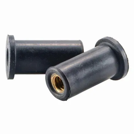 MIDWEST FASTENER CORP MIDWEST FASTENER CORP 64552 Rivet Nut 1/4"-20 1 in Rubber 7 PK — product photo
