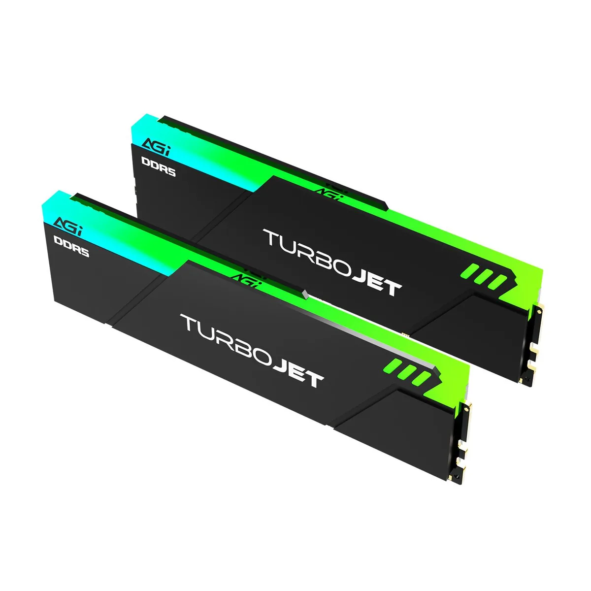 AGI AGI AGI8APC16UD858 TURBOJET RGB 32GB (2x16GB) DDR5 8000 CL38 desktop RAM — product photo