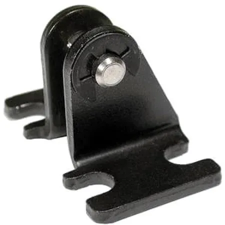 Steel end-mount pivot bracket with pin and rings