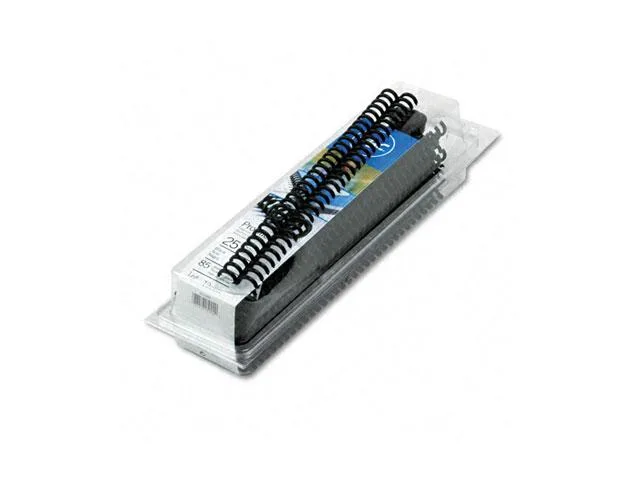 GBC GBC 2515660 ProClick Binding Spines 1/2" 85 Sheet Black 25 Pack — product photo