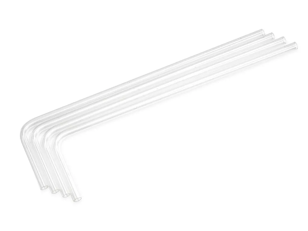 Bitspower Bitspower Pre-bent 90° Acrylic Hard Tube OD12mm 110x415mm 4-pack — product photo