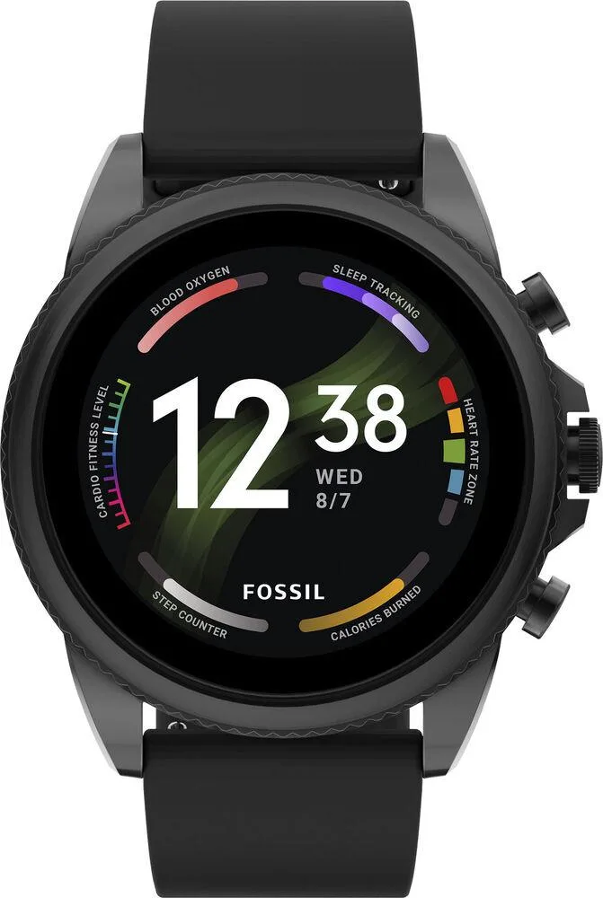 Fossil Fossil Gen 6 Smartwatch 44mm Black Silicone — product photo