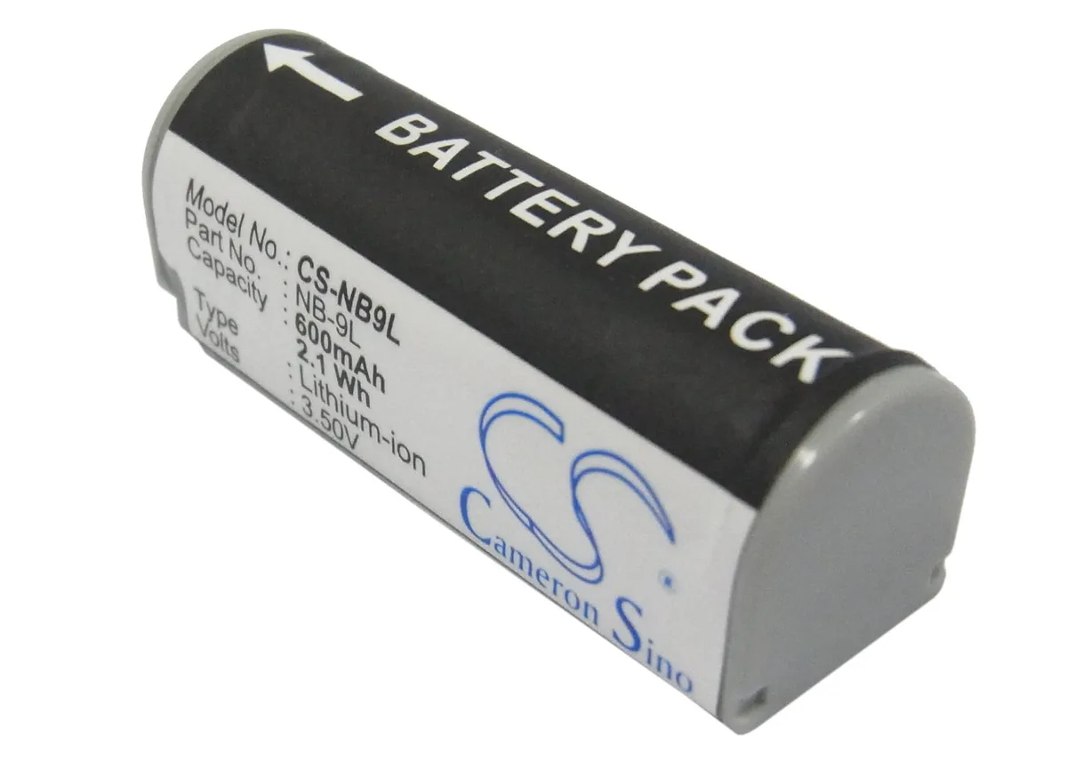 Cameron &amp; Co Cameron &amp; Co DS-CS-NB9L camera battery Li-ion 3.6V 600mAh 2.16Wh White Grey — product photo