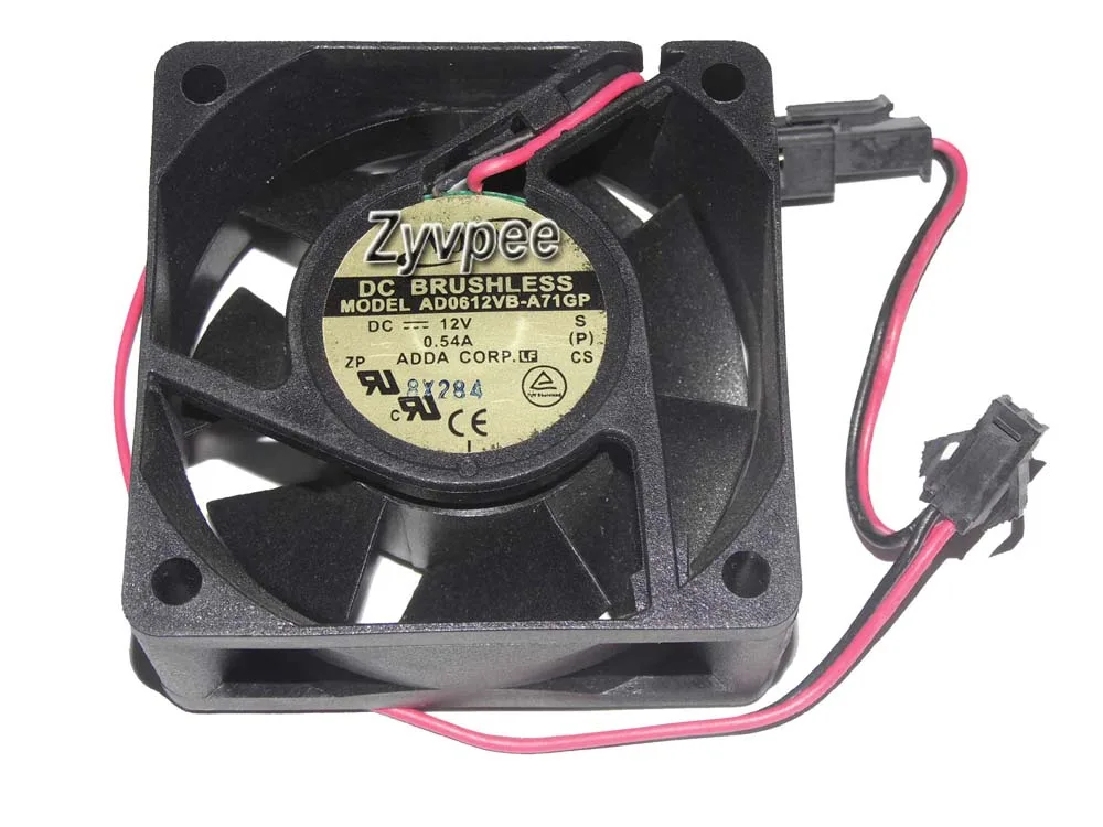 Zyvpee Zyvpee AD0612VB-A71GP 60mm Case Fan 12V 0.54A 2 Wire — product photo
