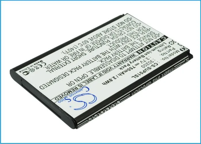 CameronSino CameronSino 750mAh 3.7V Li-ion cell phone battery for CALLAWAY uPro uPro Go — product photo