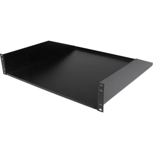 STARTECH STARTECH CABSHELFHD 2U 19" Fixed Rack Shelf Black — product photo
