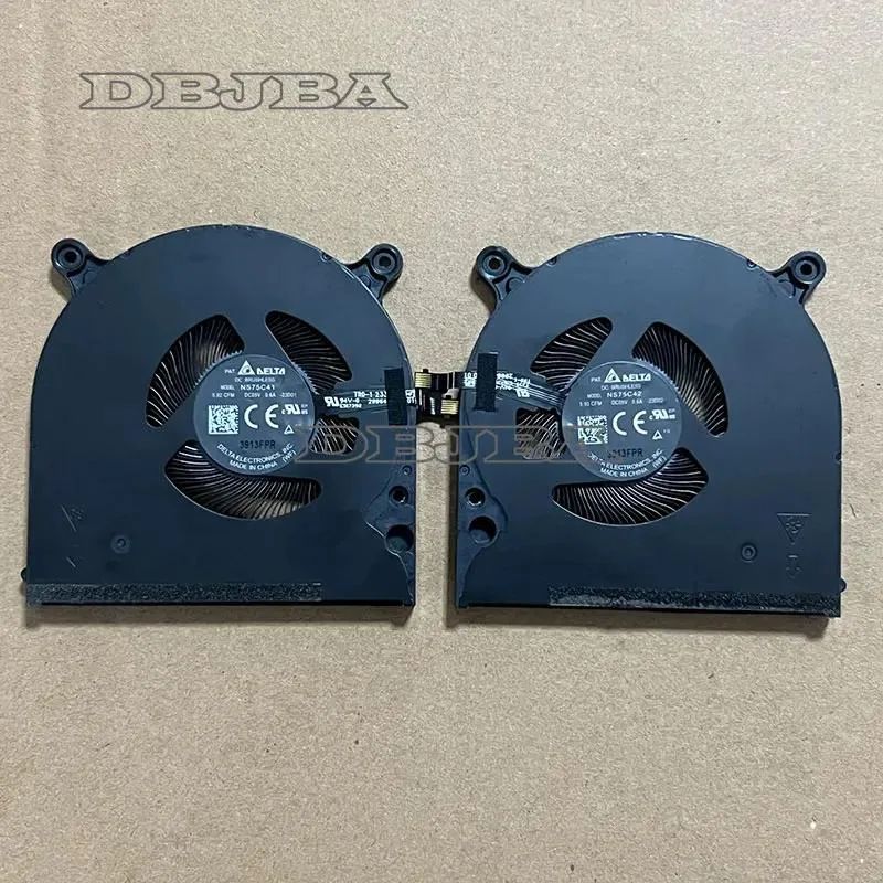 DBTLAP laptop CPU GPU cooling fan for Dell XPS 16 9640