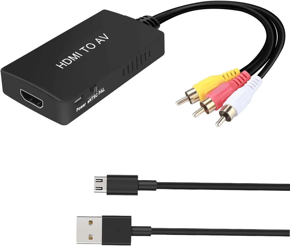 FLEANE FLEANE HDMI to RCA Converter Black 1.3 480 1080 — product photo