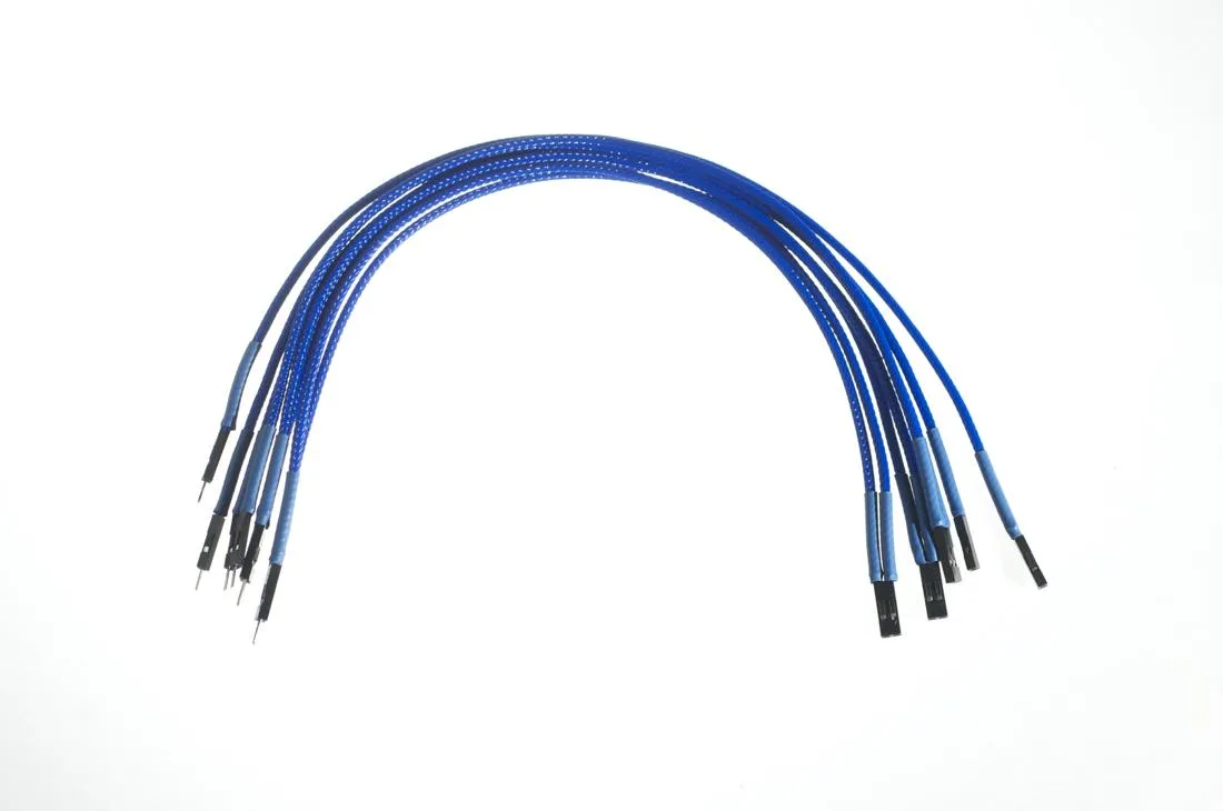 Darkside Darkside DS-IO12-BLU Front Panel I/O Cable Kit Blue 30cm — product photo