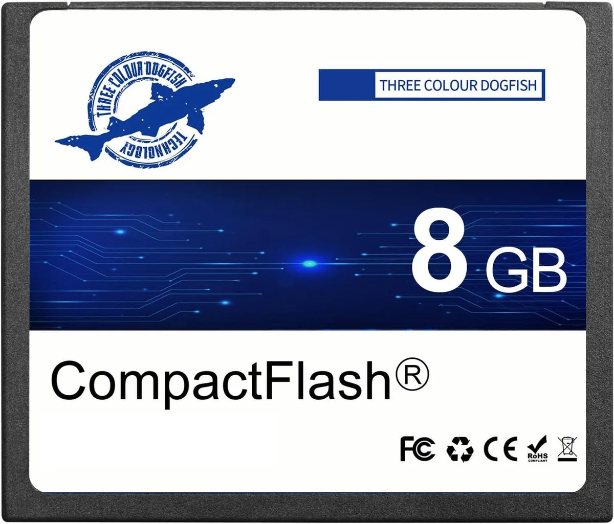 THREE COLOUR DOGFISH THREE COLOUR DOGFISH CompactFlash Card 1GB 133X — product photo