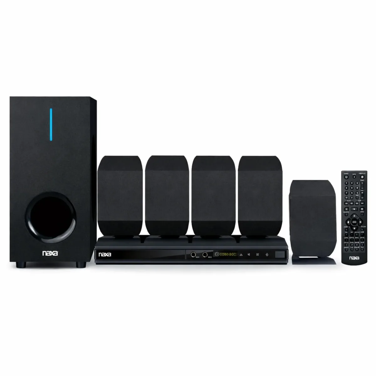 Naxa Naxa ND-864 5.1 Channel Home Theater DVD Karaoke Speaker System — product photo
