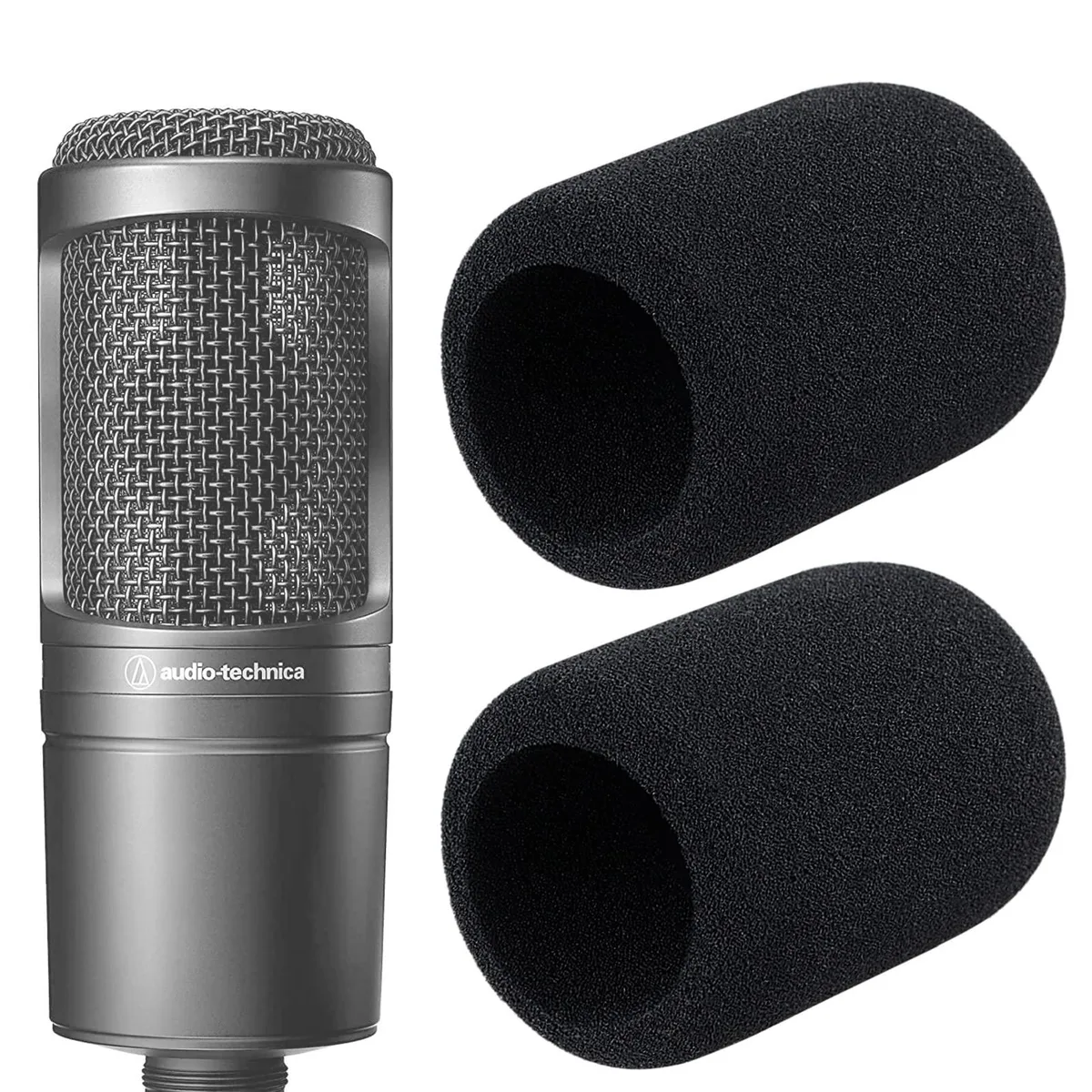  Audio-Technica 43235-17509 Pop Filter 2 Windscreens Black — product photo