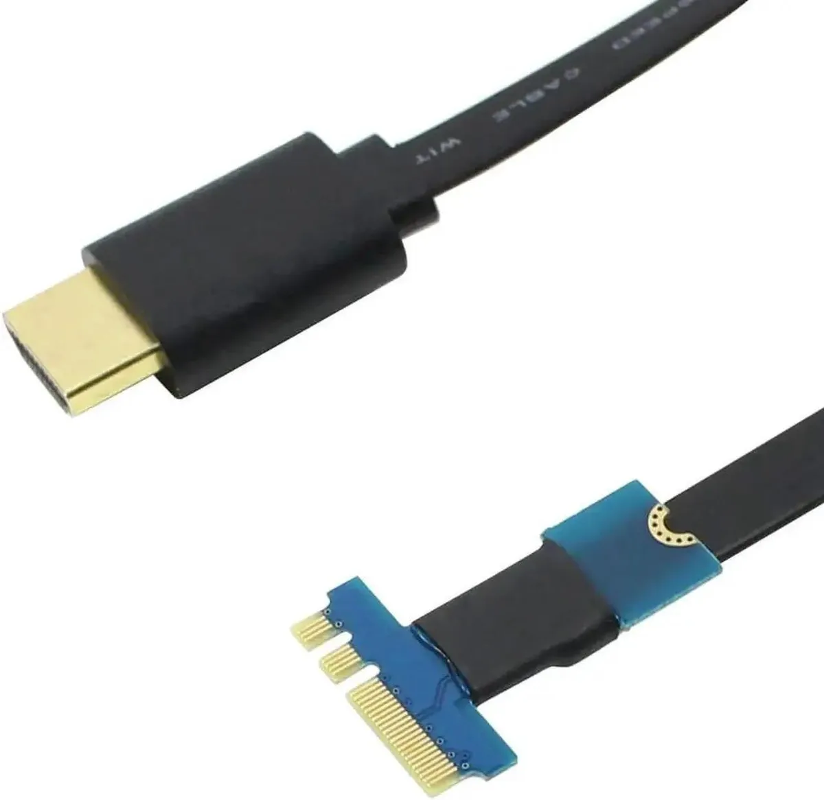 NGFF M.2 A-Key internal power cable, flat ribbon with connectors