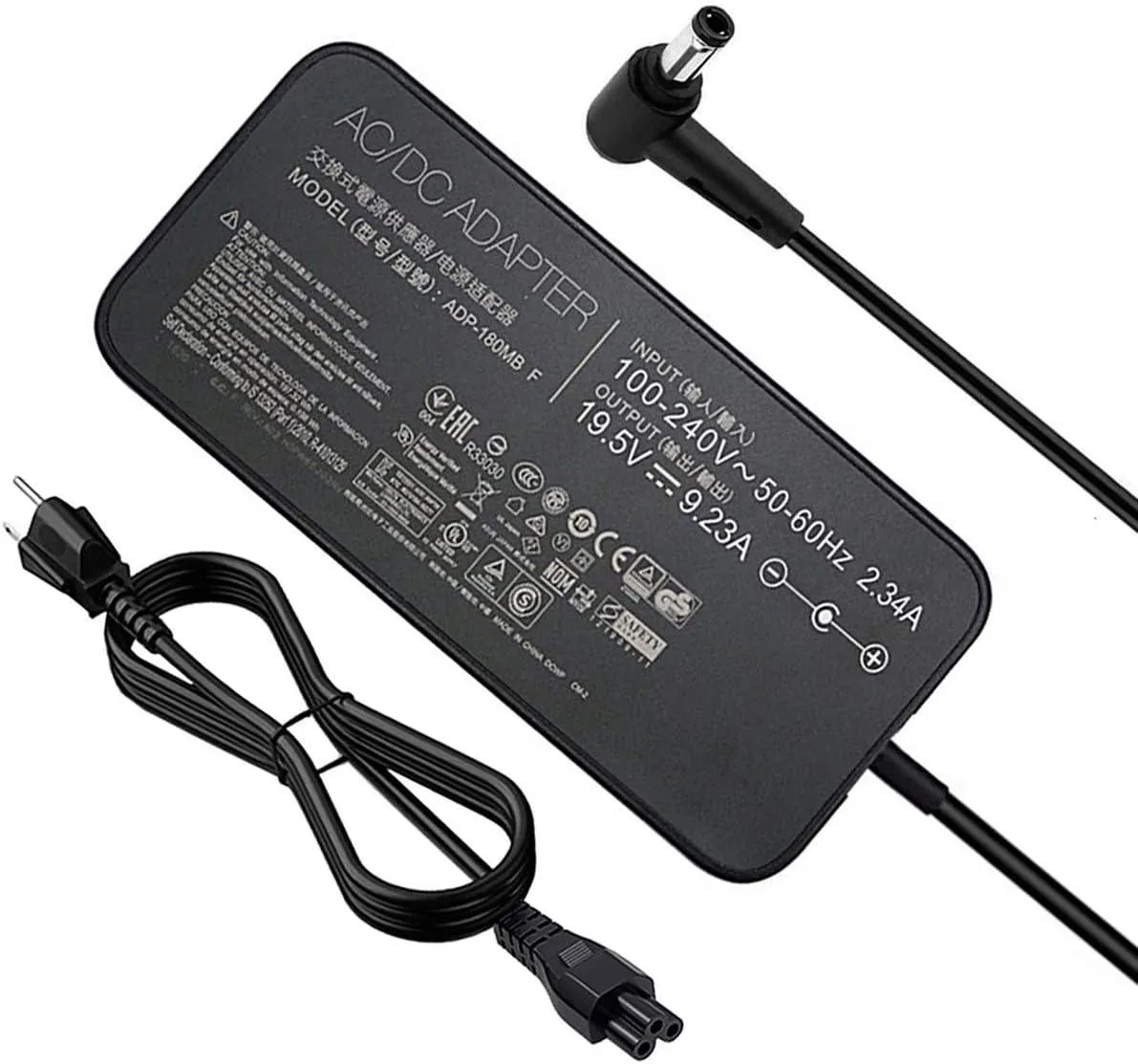 NShi NShi G750JW 180W 19.5V 9.23A 5.5x2.5mm laptop replacement part — product photo