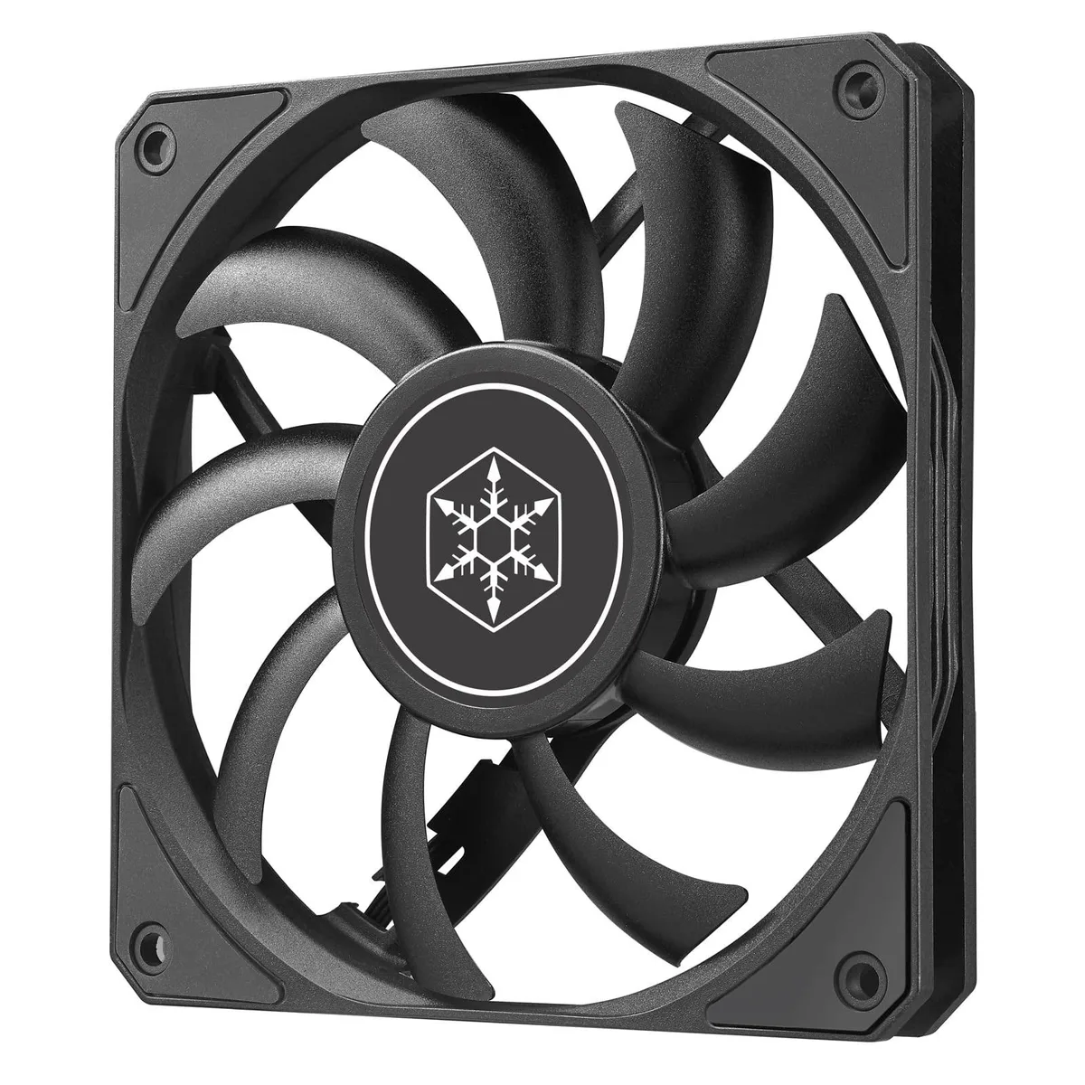 Silverstone Technology Silverstone Technology Air Slimmer 120 15.6mm PWM Fan SST-AS120B Black — product photo