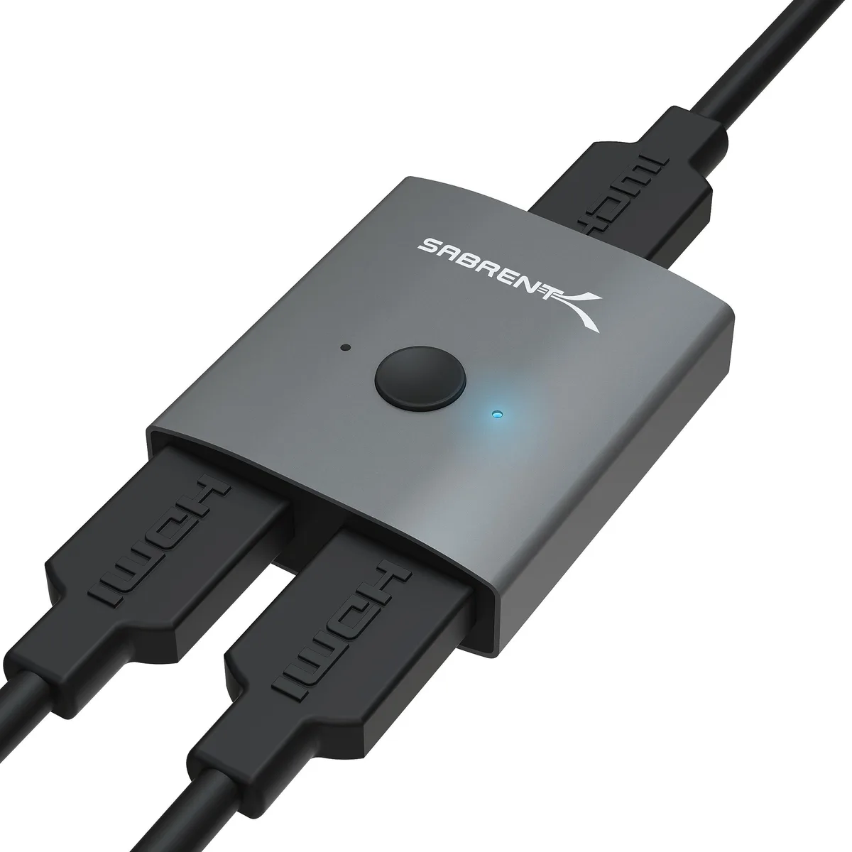 Sabrent DA-HSW2 2-port HDMI video switch — product photo