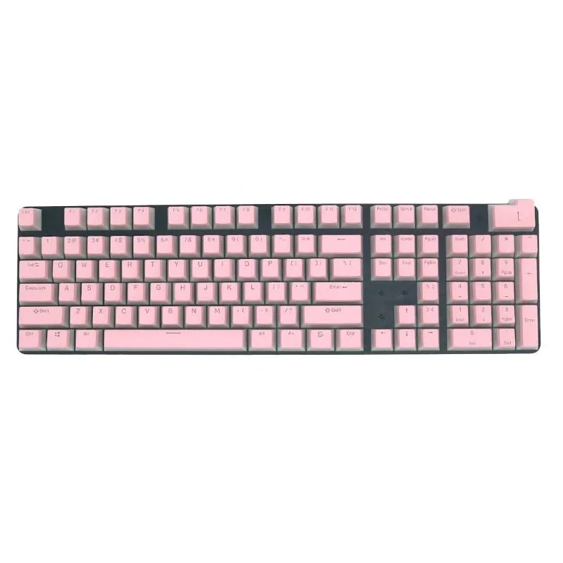 YINGHUA YINGHUA 104 PBT OEM Backlit Keycaps Pink — product photo