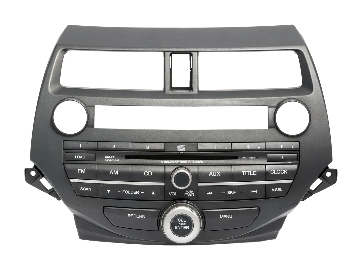 1 Factory Radio 1 Factory Radio 39101-TA0-A313-M1 AM FM Radio Receiver 6 Disc CD Player 2008-2009 Honda Accord 3BA0 — product photo