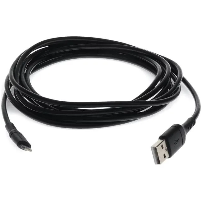 AddOn AddOn USB2LGT1MB 1.0m USB-A 2.0 to Lightning M/M Sync Charge Cable Black — product photo