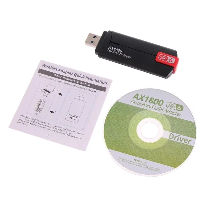 YINGHUA YINGHUA AX1800 Wi-Fi adapter 1800Mbps USB 3.0 — product photo
