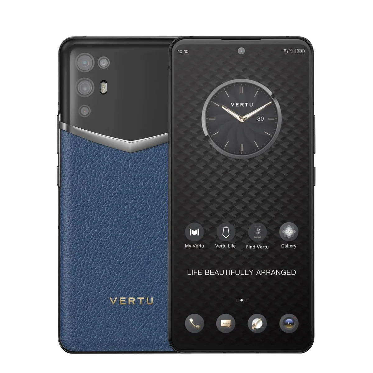VERTU VERTU iVERTU 5G 12GB 512GB Blue Calf Leather cell phones - unlocked — product photo