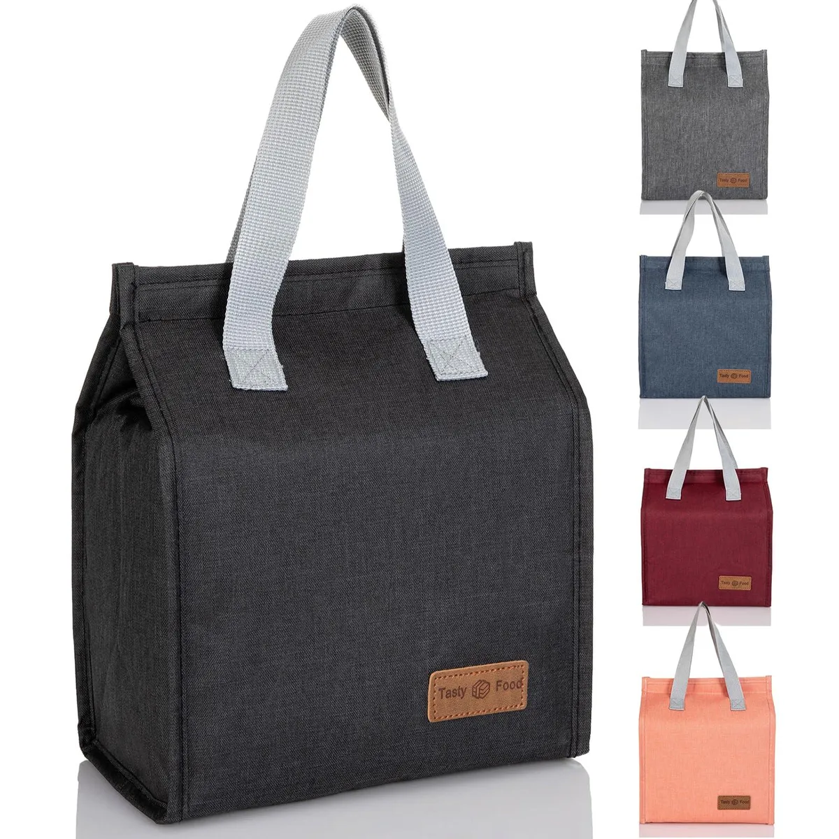 No Sew No Sew LUNCHBAG01 Insulated Lunch Bag Black — product photo