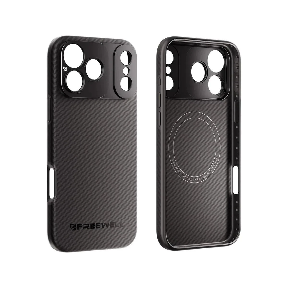 FREEWELL Freewell Pro Filmmaker Case with MagSafe for iPhone 17 Pro, Black — product photo